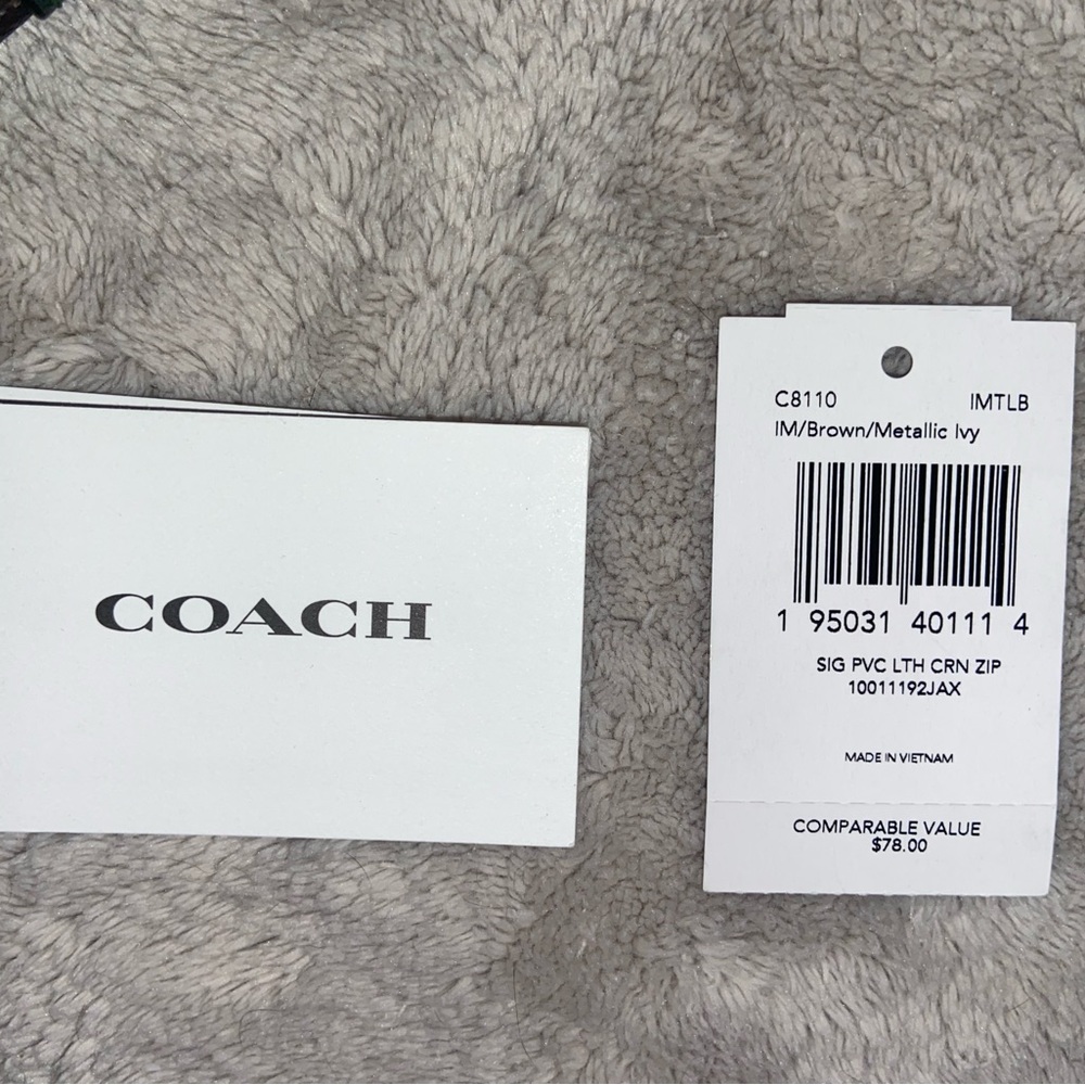 Coach Outlet Corner Zip Wristlet - Picture 5 of 5